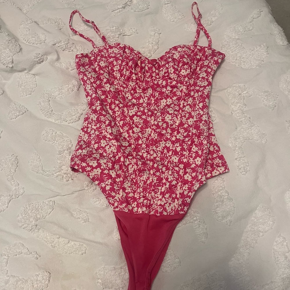 Floral Pink bodysuit from Zara